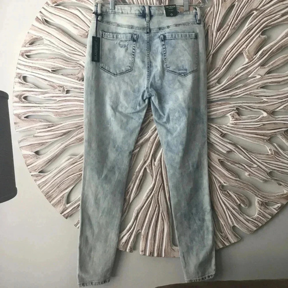 BLANKNYC Ripped Distressed Skinny Acid Wash Jeans Size 30 - Picture 2 of 2